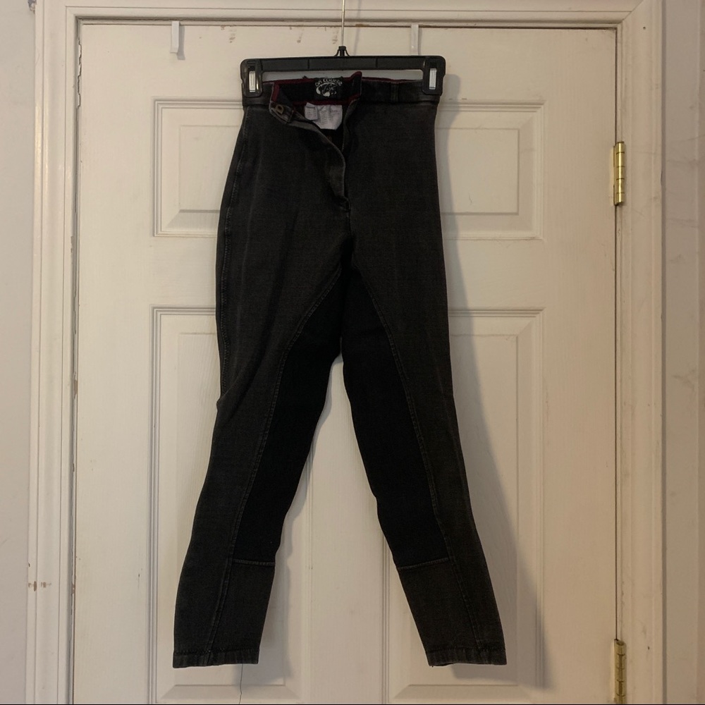 “On Course” Riding breeches, size 24, distressed black
